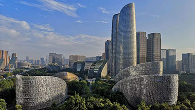 成都金融中心双子塔